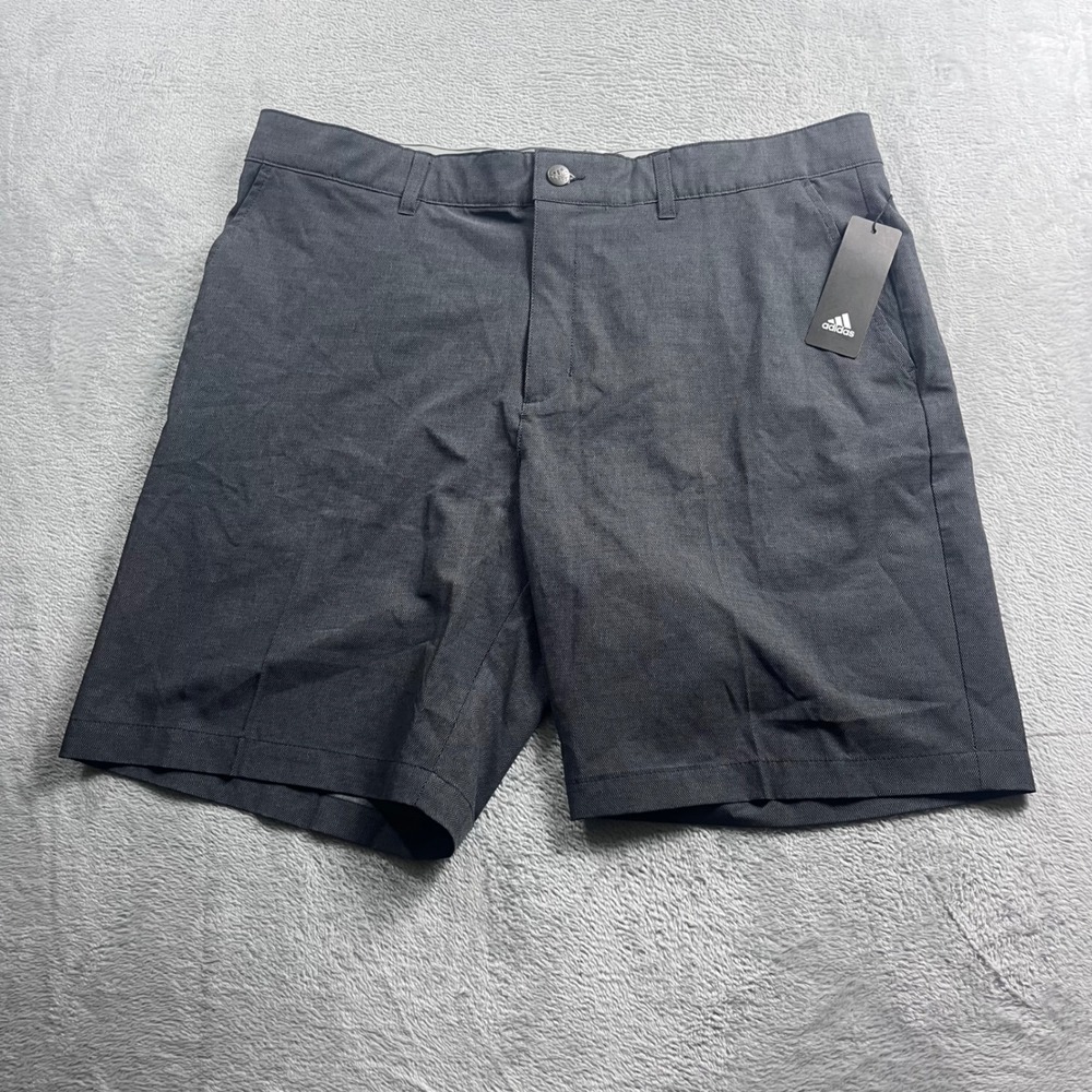 Adidas Mens Herringbone Woven Golf Shorts‎ Black ADVF20R790 Size 38